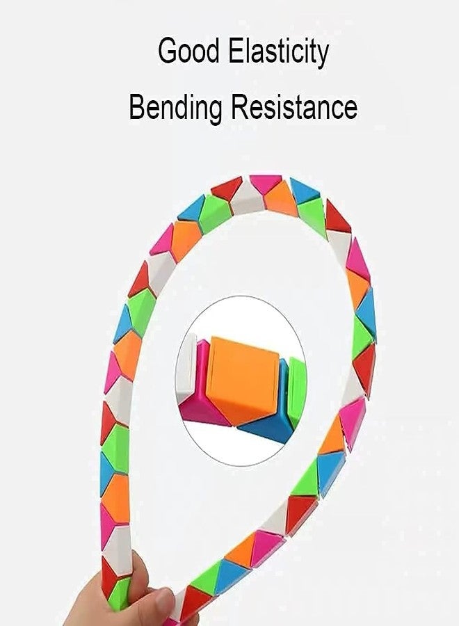 Hawkister QiYi Magic Snake Cube Twist Puzzle (24 Blocks) Wedges Twisted Puzzle Toy - Image 4